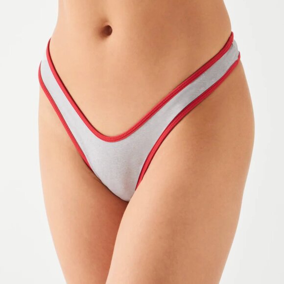 Frankies Bikinis FULL MOON MICRO Bikini Bottom - Cherry Mint - Picture 5 of 12